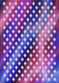 Machine Washable Transitional Bright Purple Rug, wshpat2230pur