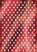 Patterned Red Rug, pat2230rd