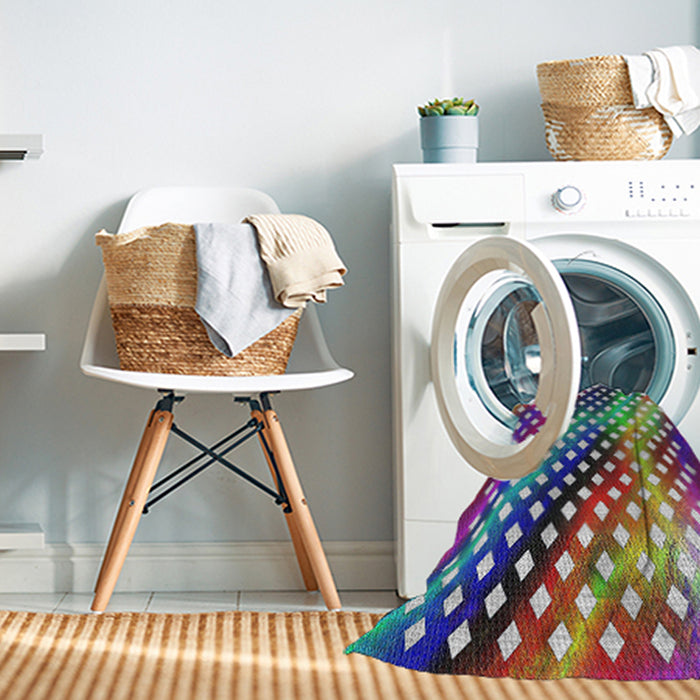 Machine Washable Transitional Dark Raspberry Purple Rug in a Washing Machine, wshpat2230