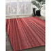 Machine Washable Transitional Red Rug in a Family Room, wshpat2231rd