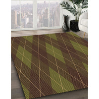 Patterned Bakers Brown Rug, pat2232brn