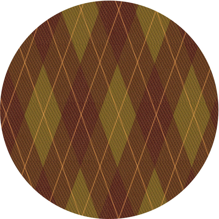 Square Machine Washable Transitional Dark Bisque Brown Rug in a Living Room, wshpat2232org