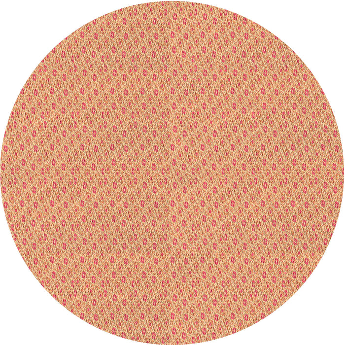 Square Patterned Yellow Orange Rug, pat2234org