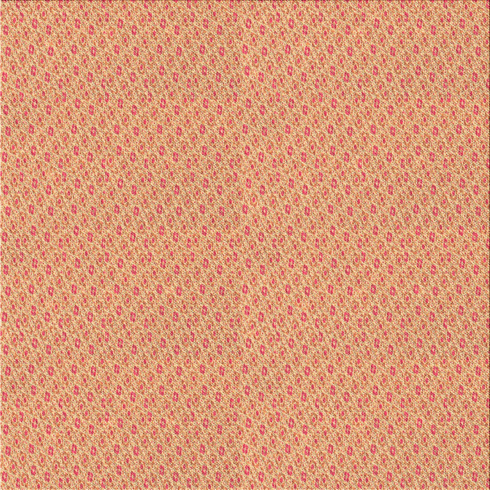 Round Patterned Yellow Orange Rug, pat2234org