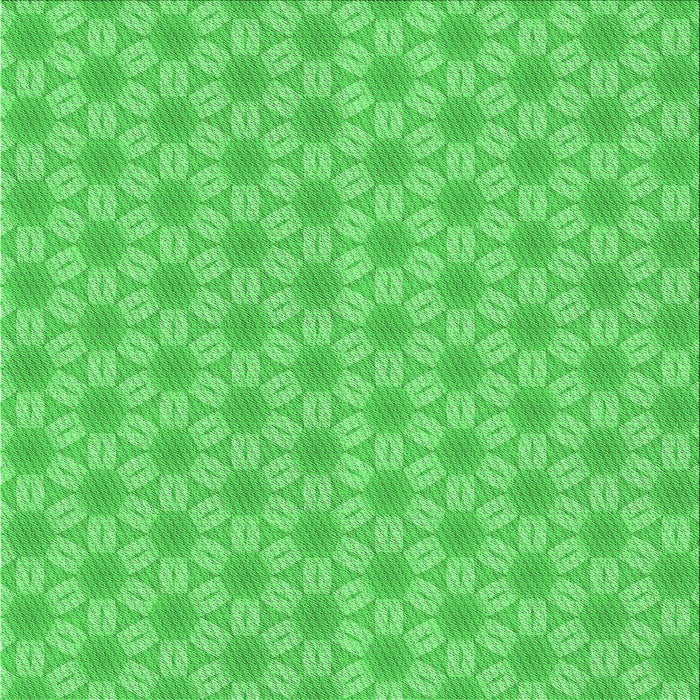 Round Patterned Neon Green Rug, pat2235grn