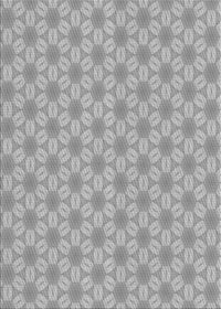 Machine Washable Transitional Gray Rug, wshpat2235gry