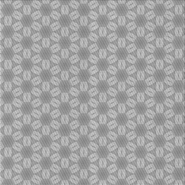 Round Patterned Gray Rug, pat2235gry