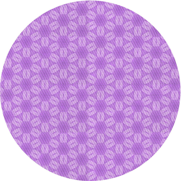 Square Machine Washable Transitional Violet Purple Rug in a Living Room, wshpat2235pur