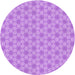 Square Machine Washable Transitional Violet Purple Rug in a Living Room, wshpat2235pur