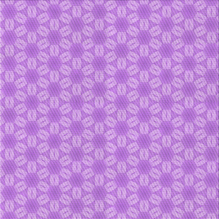 Round Patterned Violet Purple Rug, pat2235pur