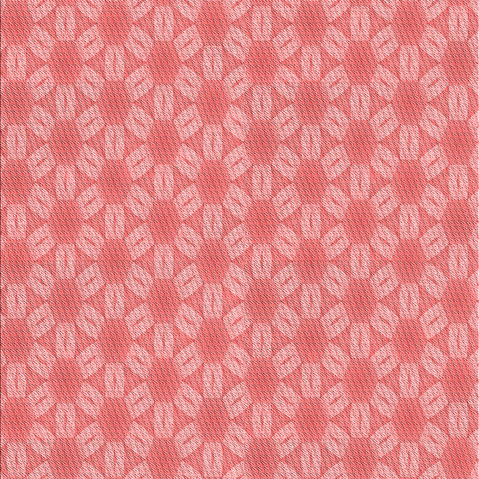 Patterned Light Coral Pink Rug, pat2235rd