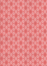 Machine Washable Transitional Light Coral Pink Rug, wshpat2235rd