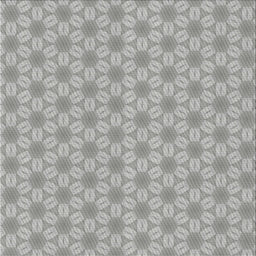 Square Patterned Gray Novelty Rug, pat2235