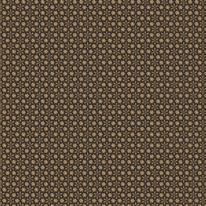 Round Patterned Midnight Gray Rug, pat2236brn