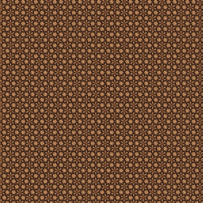 Round Patterned Red Rug, pat2236org