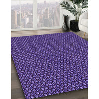 Patterned Purple Rug, pat2236pur