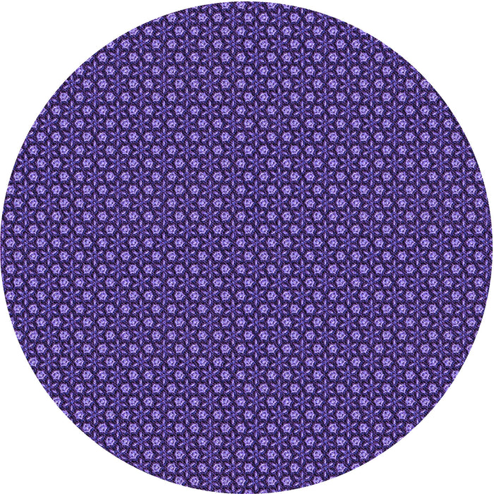 Square Patterned Purple Rug, pat2236pur