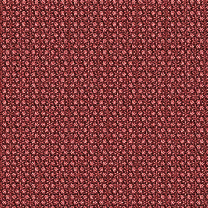 Round Machine Washable Transitional Red Rug, wshpat2236rd