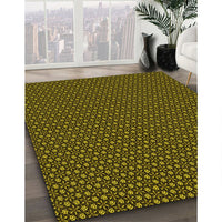 Patterned Red Rug, pat2236yw