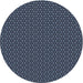 Sideview of Patterned Blue Novelty Rug, pat2236