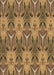 Patterned Saddle Brown Rug, pat2237brn