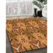 Machine Washable Transitional Orange Rug in a Family Room, wshpat2237org