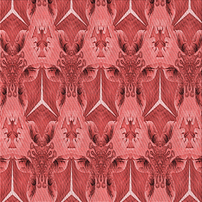 Round Machine Washable Transitional Red Rug, wshpat2237rd