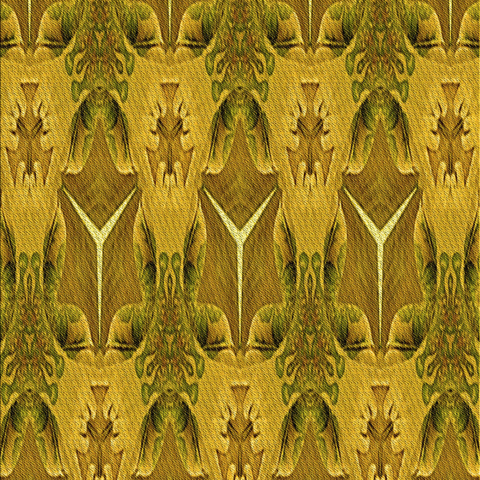 Patterned Dark Bronze Brown Rug, pat2237yw