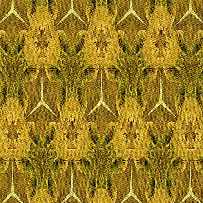 Round Patterned Dark Bronze Brown Rug, pat2237yw