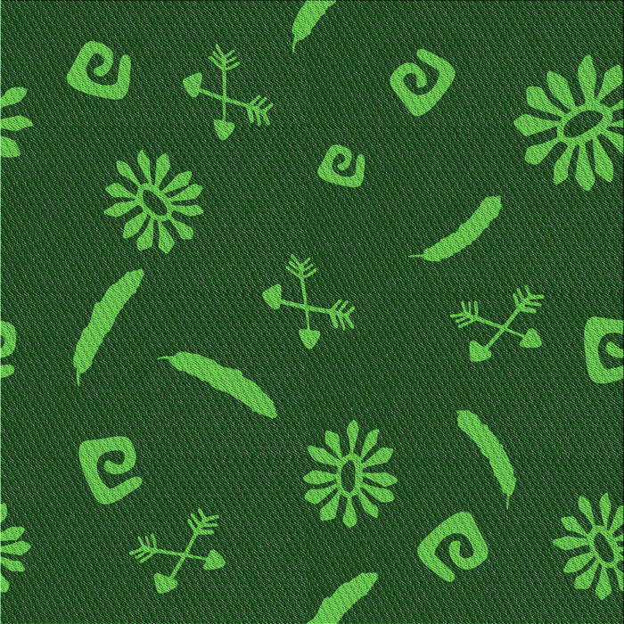 Round Machine Washable Transitional Deep Emerald Green Rug, wshpat2238grn