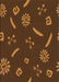 Patterned Mahogany Brown Rug, pat2238org