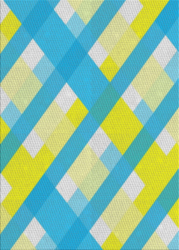 Patterned Pale Green Novelty Rug, pat223