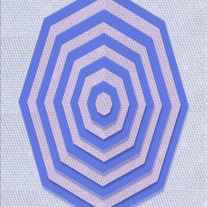 Patterned Sky Blue Rug, pat224blu