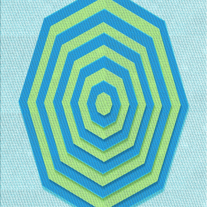 Machine Washable Transitional Aquamarine Green Rug, wshpat224lblu