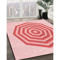 Patterned Pink Rug, pat224rd