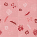 Round Patterned Pink Rug, pat2240rd