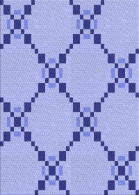 Machine Washable Transitional Pastel Blue Rug, wshpat2241blu