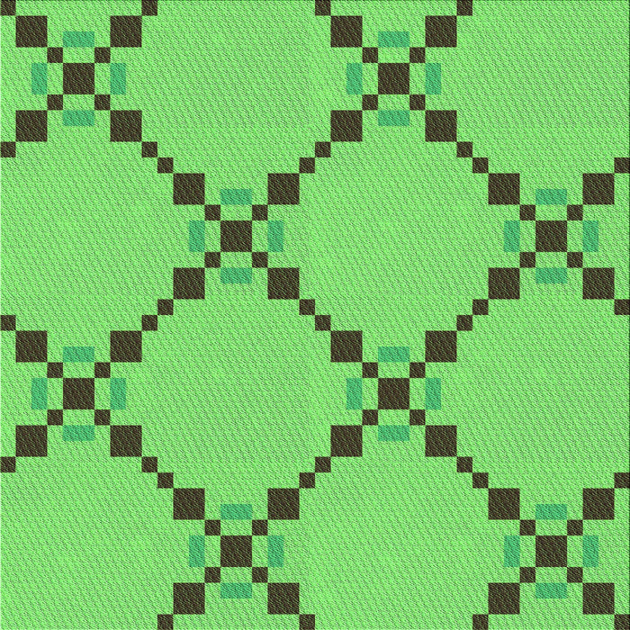 Round Machine Washable Transitional Emerald Green Rug, wshpat2241grn