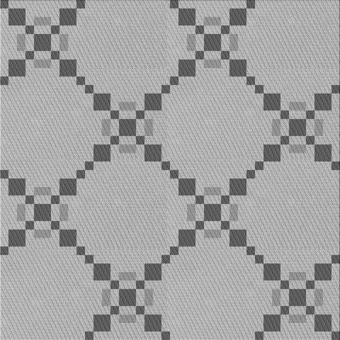 Round Patterned Gray Rug, pat2241gry