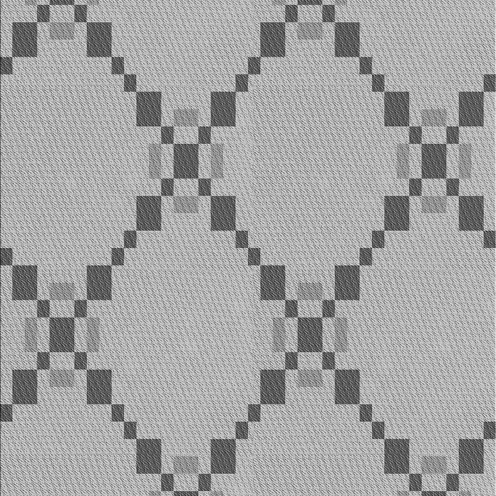 Machine Washable Transitional Gray Rug, wshpat2241gry