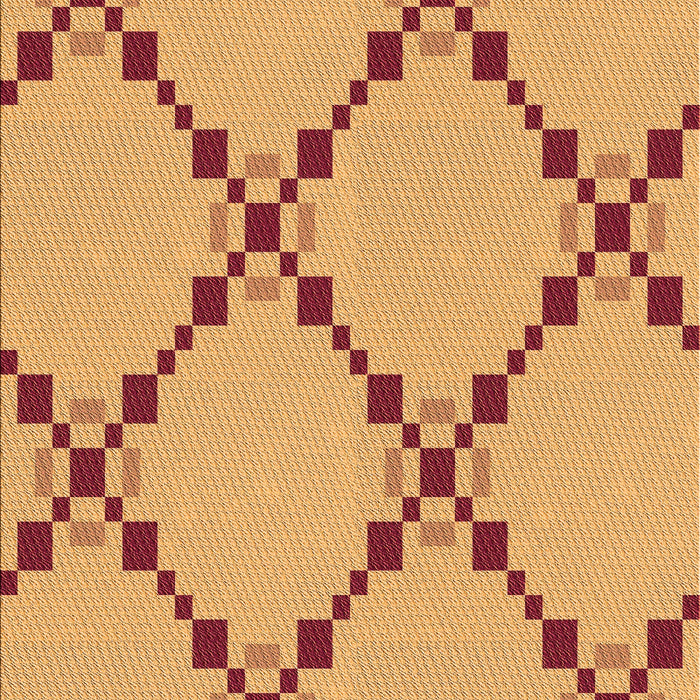 Patterned Orange Rug, pat2241org