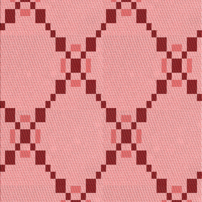Machine Washable Transitional Red Rug, wshpat2241rd