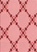 Patterned Red Rug, pat2241rd