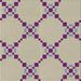 Square Patterned Mauve Taupe Purple Novelty Rug, pat2241