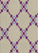 Patterned Mauve Taupe Purple Novelty Rug, pat2241