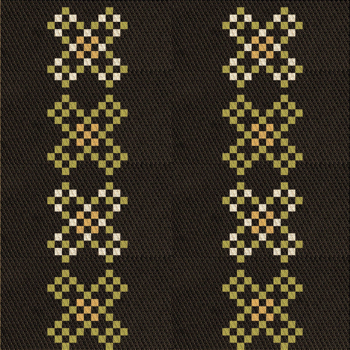 Round Patterned Red Brown Rug, pat2242brn