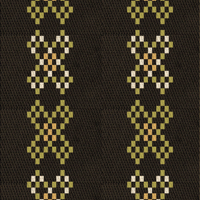 Patterned Red Brown Rug, pat2242brn