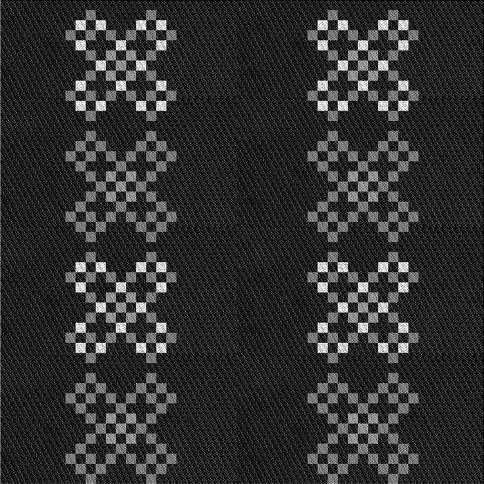 Round Machine Washable Transitional Black Rug, wshpat2242gry