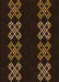 Patterned Saddle Brown Rug, pat2242org