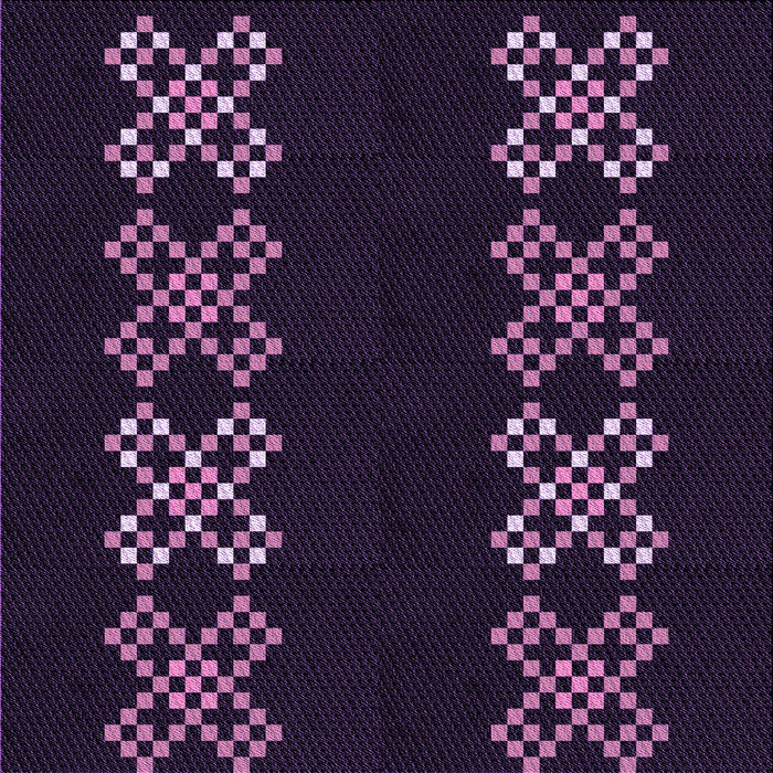 Round Machine Washable Transitional Midnight Gray Rug, wshpat2242pur